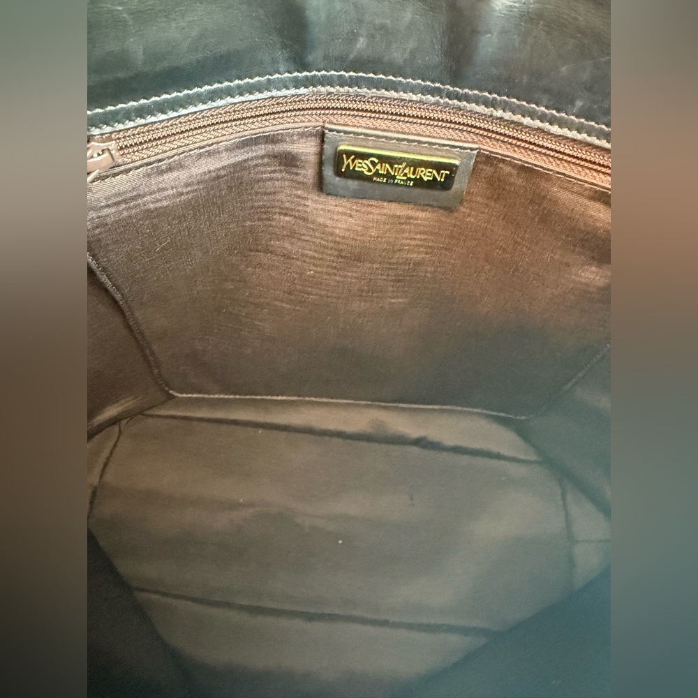 Saint Laurent by Tom Ford ‘Mombasa’ Pony Hair Tote Bag - Picture 8 of 9
